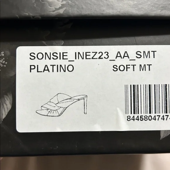 Elegant Inez Isa Gold Women's Heeled Sandals - Picture 12 of 14